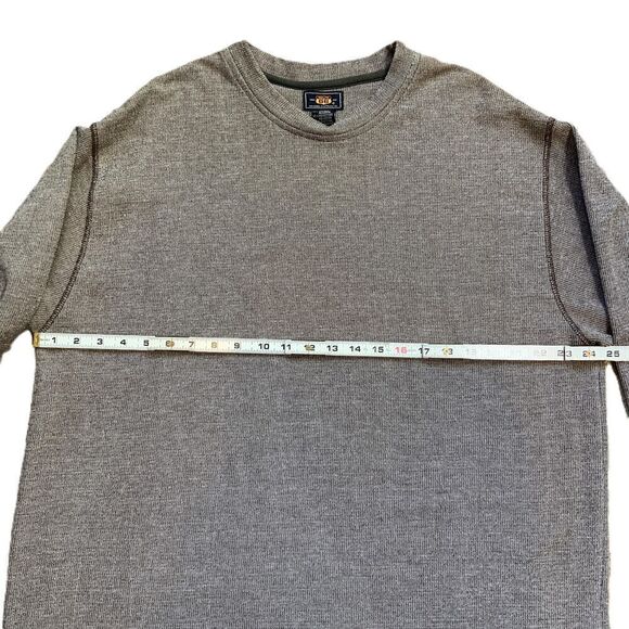 Route 66 Brown Long Sleeve Crew Neck Sweater Grandpa Core Preppy Academia Large - Picture 8 of 10